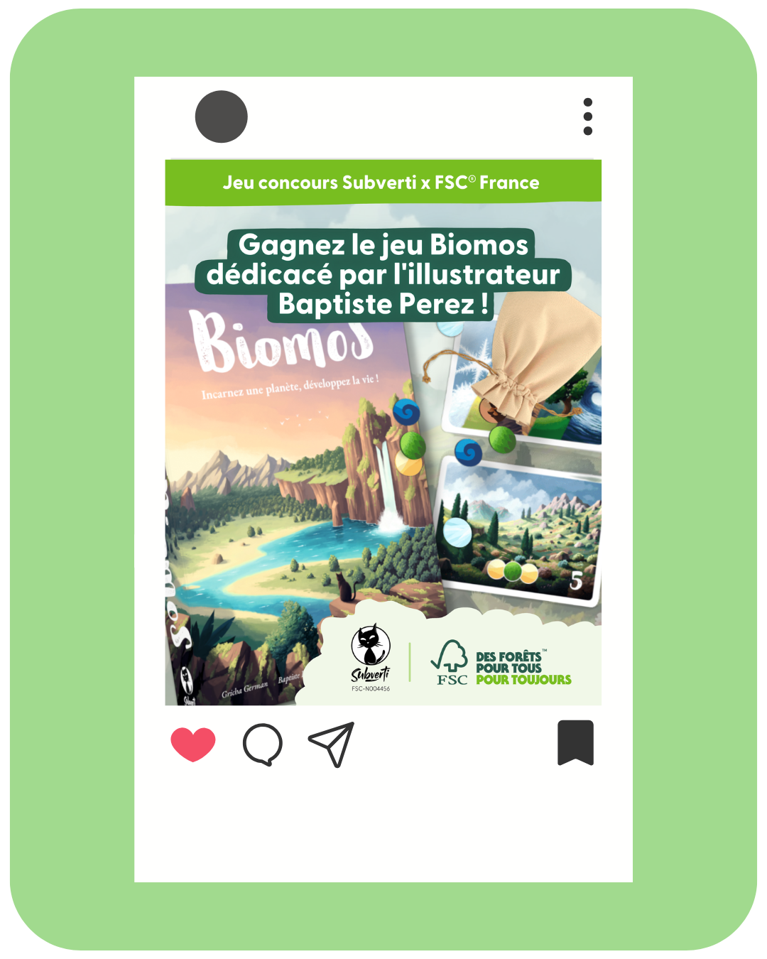 Jeu concours Subverti x FSC France