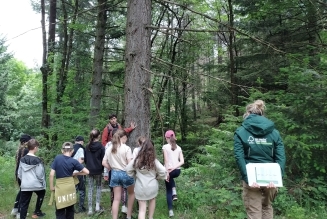 Sortie pédagogique en forêt de Suquarel avec écoles