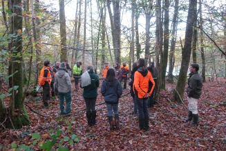 Groupe des certifiés dans la forêt de Walmath