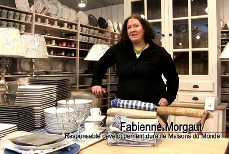 Fabienne Morgaut, Responsable Développement Durable de Maisons du Monde,"Vis-à-vis de nos clients, le FSC est un gage de sérieux apprécié et de plus en plus demandé."