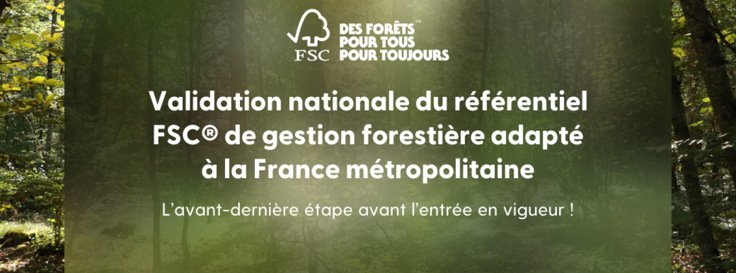 Référentiel forêt validation nationale