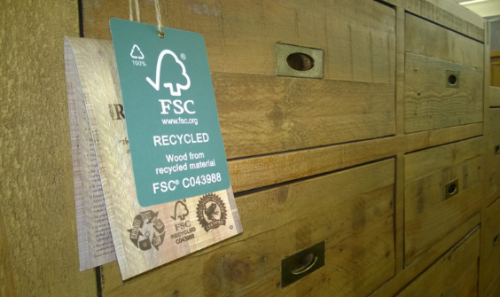 Meuble FSC Recyclé