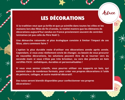 Les décorations