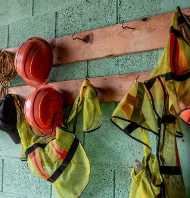 Equipement de travail forestier